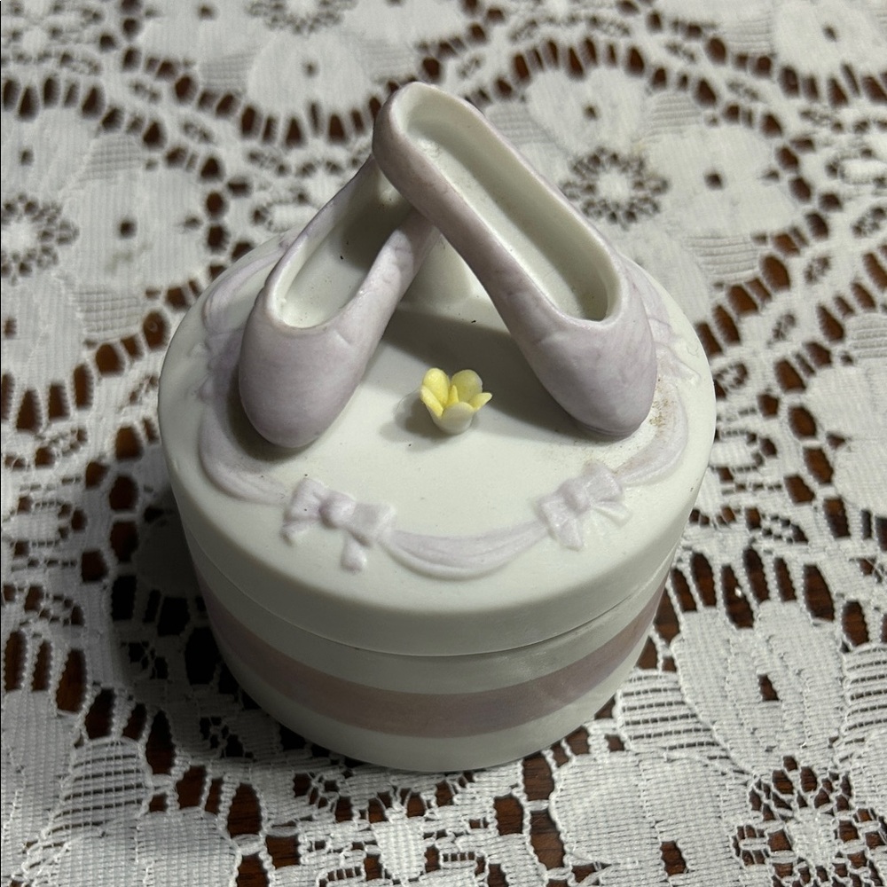 Ballet Shoe Trinket Box